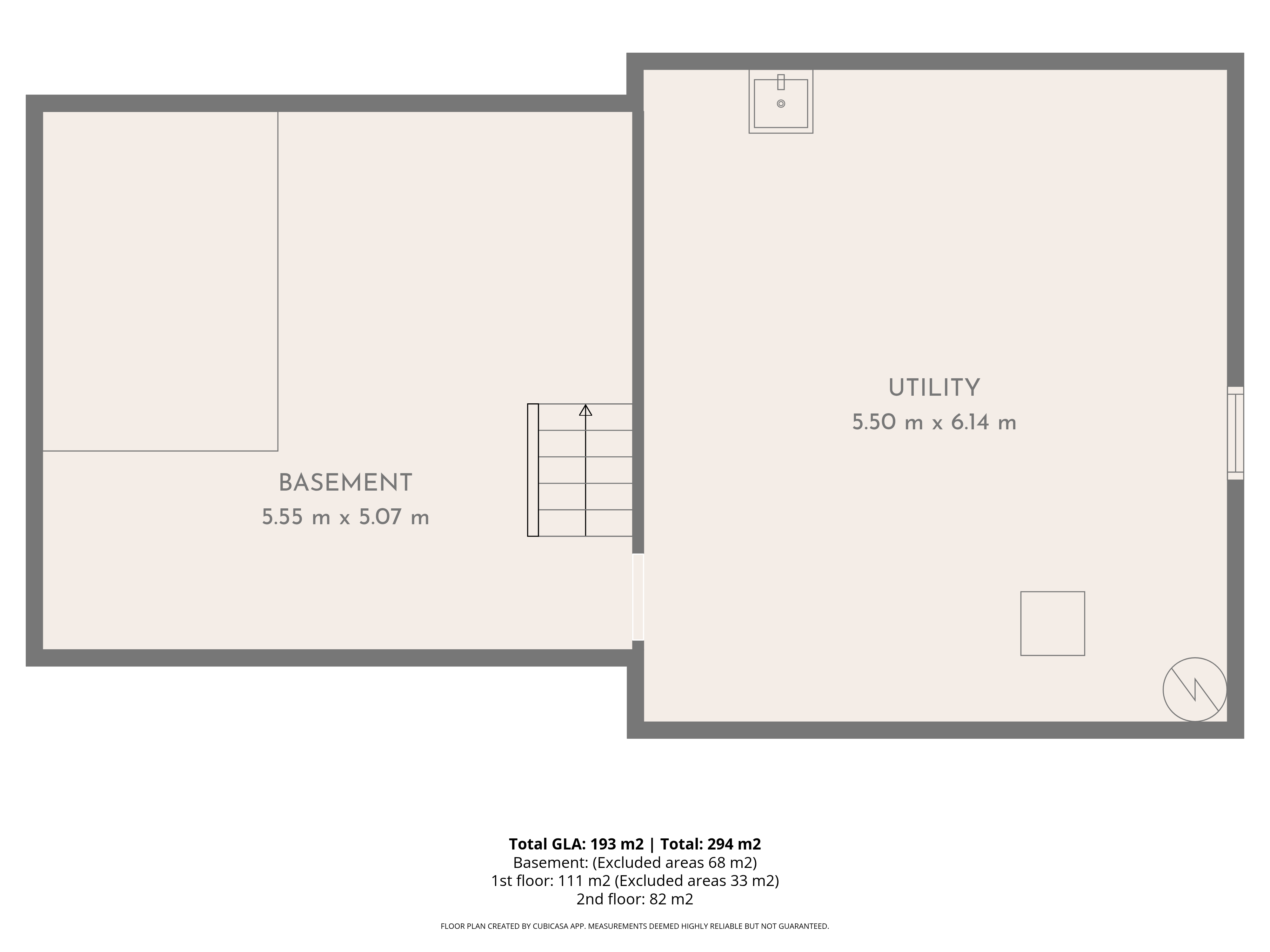 Basement plan, 1268 Goshen Road