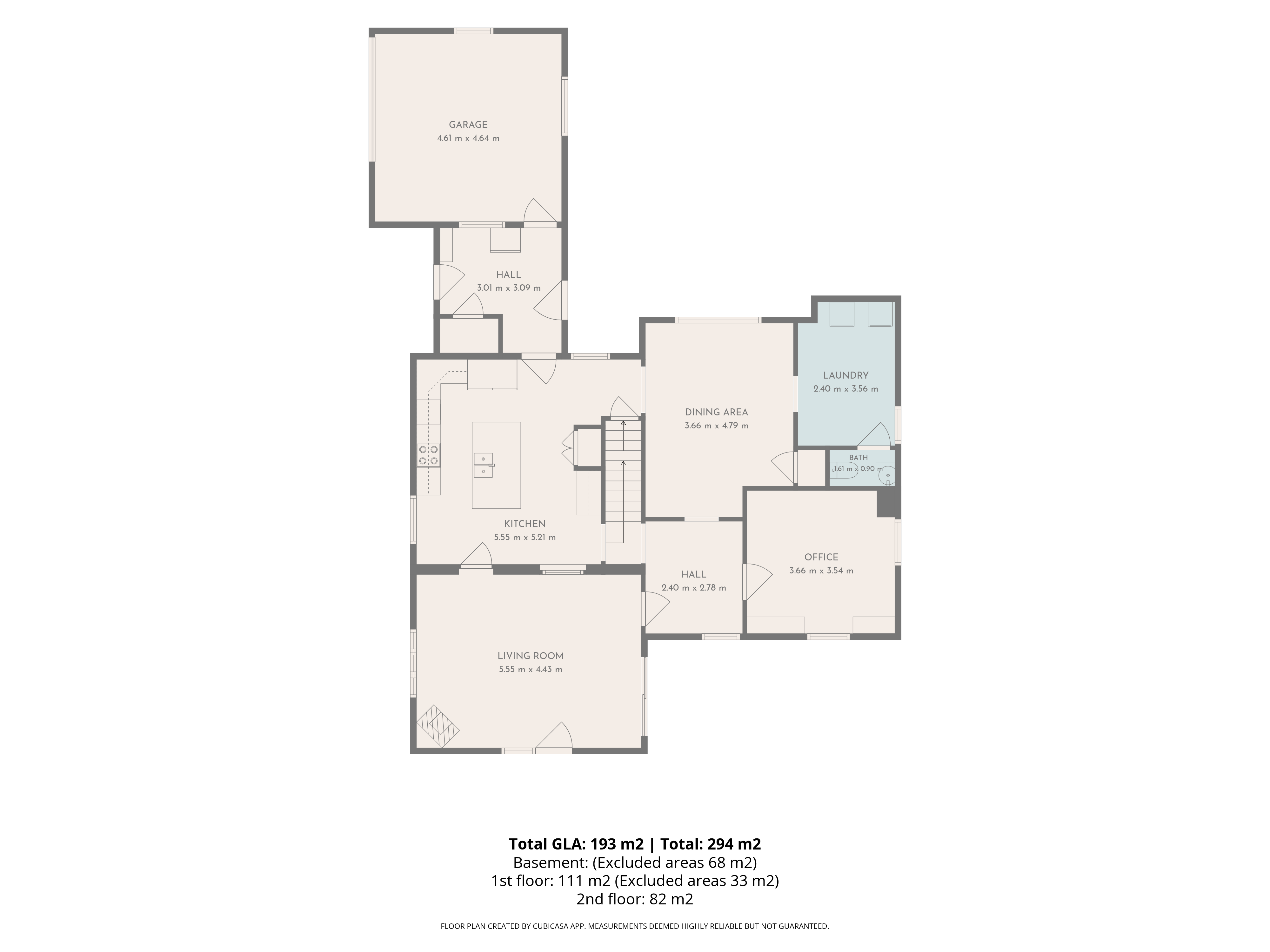 Main floor plan, 1268 Goshen Road